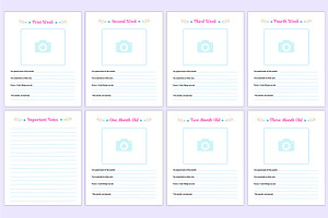 2025 Baby Memory Book Canva Interior