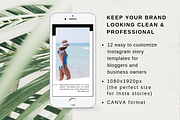 Instagram Stories Templates - CANVA, a Social Media Template by Just Like White Creative (Thumbnail 4 of 5)