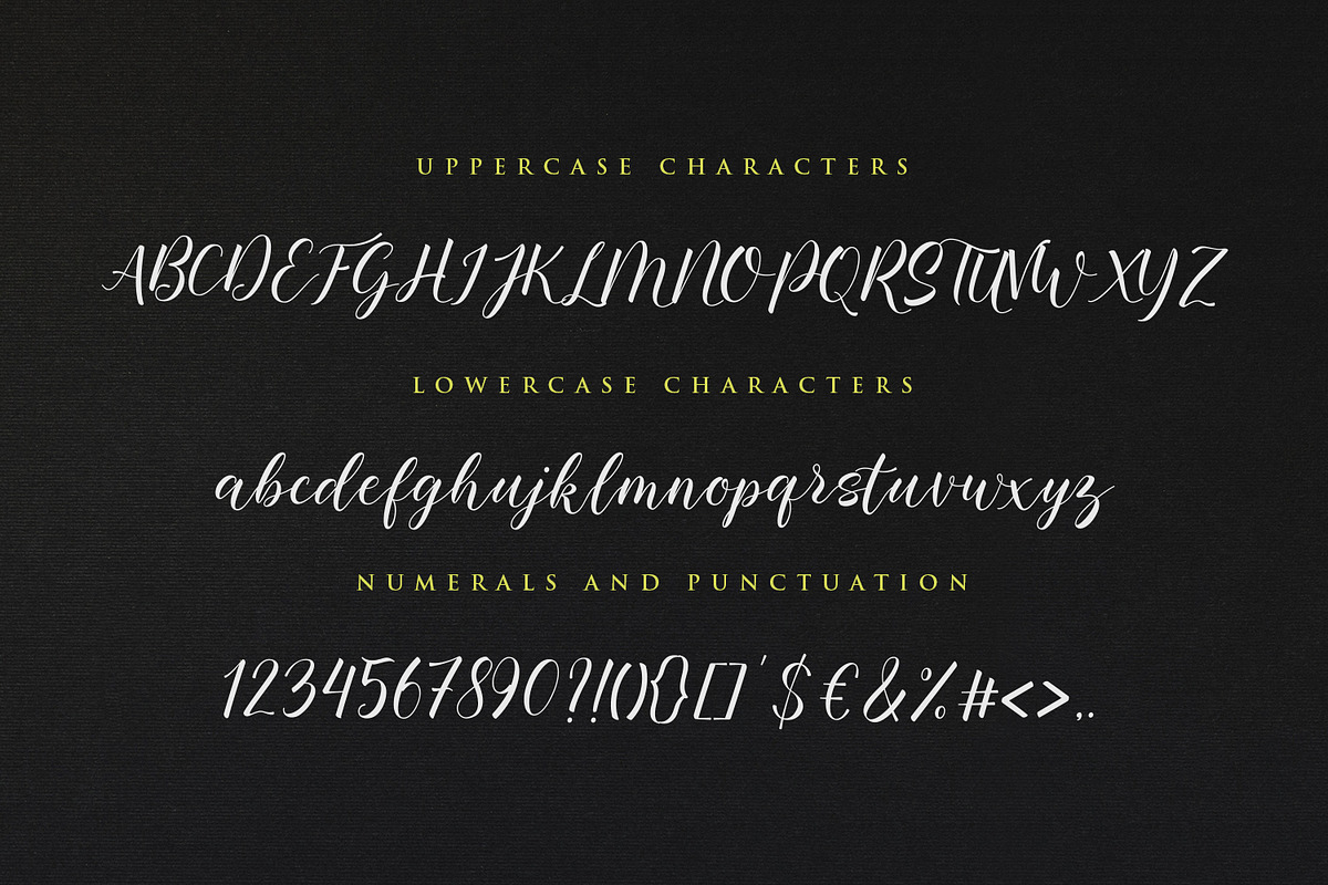 Baelish - Script Font preview 2