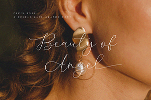 Paris Angel Calligraphy Font