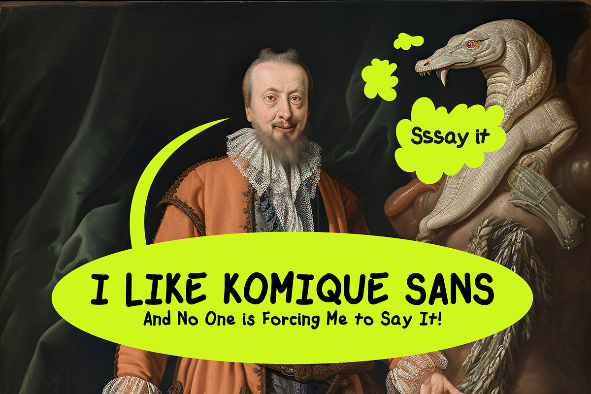 Hand Drawn Font Komique Sans, a Handwritten Font by That That Creative (Photo 8 of 14)