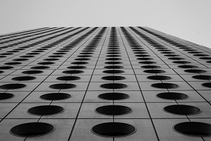 Infinite futuristic building