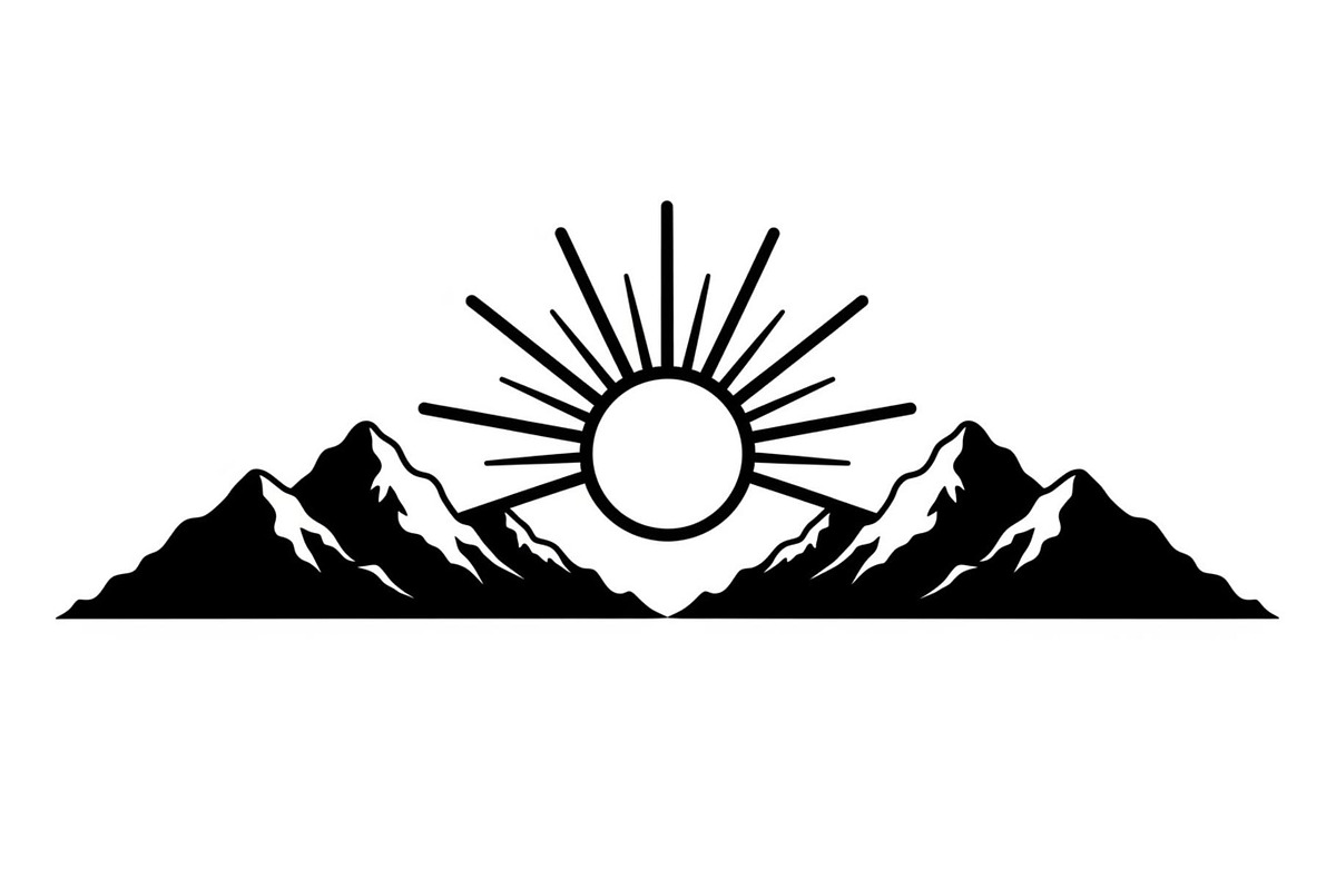 Horizon Sunrise and Sunset Silhouett, a Graphic by hafijul (Photo 2 of 13)
