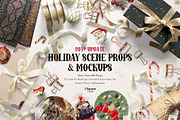 Holiday Props CardSet MockUps & More, a Product Mockup by JSquarePresents (Thumbnail 1 of 13)