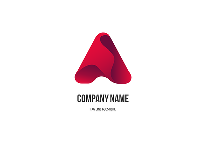 Letter A Logo Template Design Vector