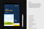 Annual Report Brochure Template, a Brochure Template by Spark_Creative (Thumbnail 2 of 9)