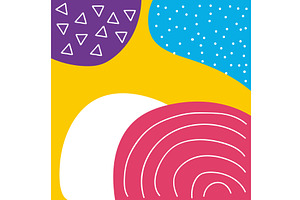 texture memphis colorful style, a Texture Illustration by studiogstock