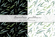 Greenery seamless pattern, a Pattern Graphic by Daryartsy (Thumbnail 1 of 3)