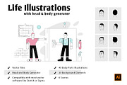 Life Illustrations, an Object Illustration by Droids Design (Thumbnail 1 of 6)