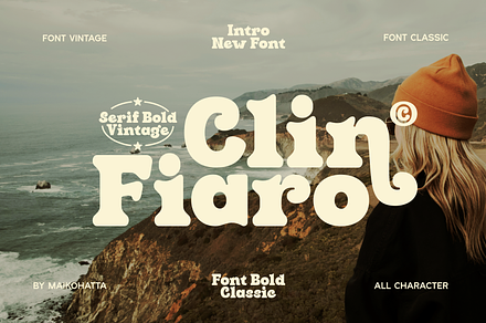 Clin Fiaro - Serif Bold Vintage, a Serif Font by MaikoHatta
