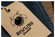 Bowling skittles & ball crushing set, a Sport Illustration by Lettering_Logo (Thumbnail 2 of 3)