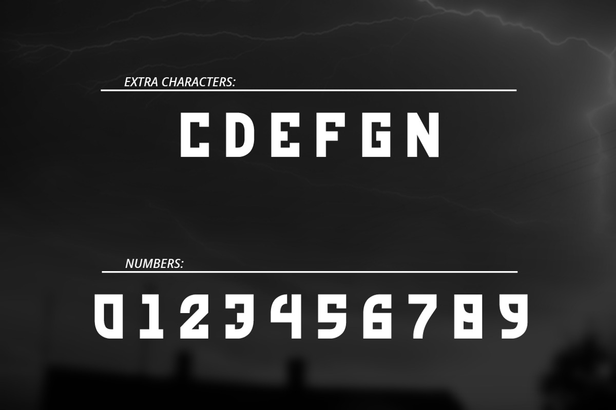 Red Storm | Special Designer Font preview 3