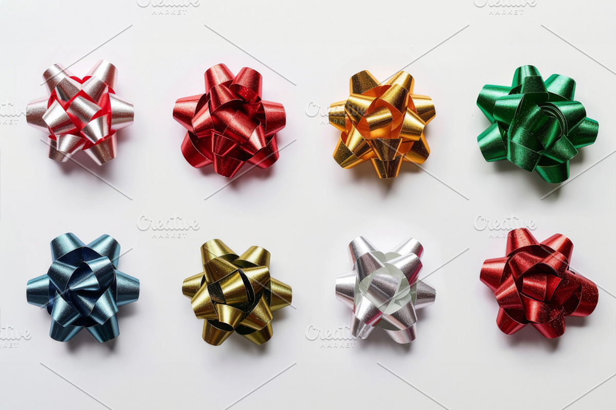 99 Gift bows, a Holiday Photo by Handmadefont (Photo 14 of 14)