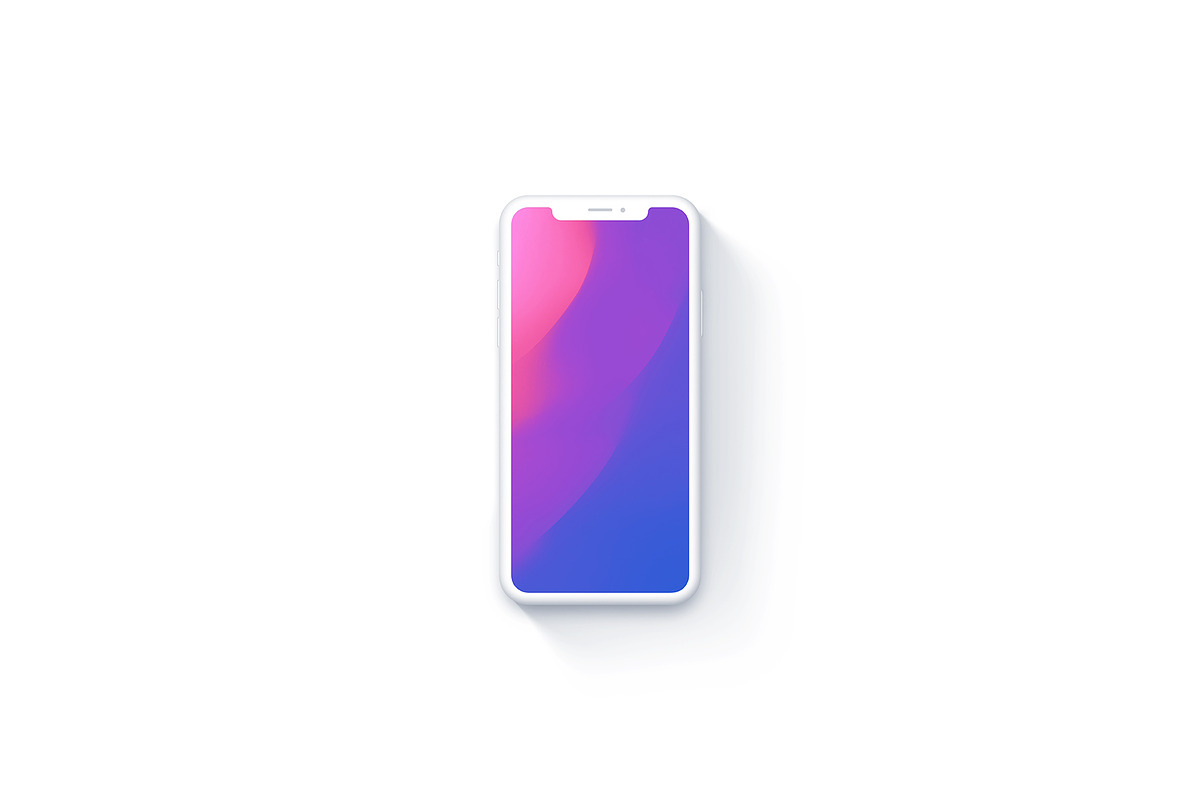 20 Minimalist & Flat Devices Mockups, an iPhone Mockup by Asylab (Photo 33 of 97)