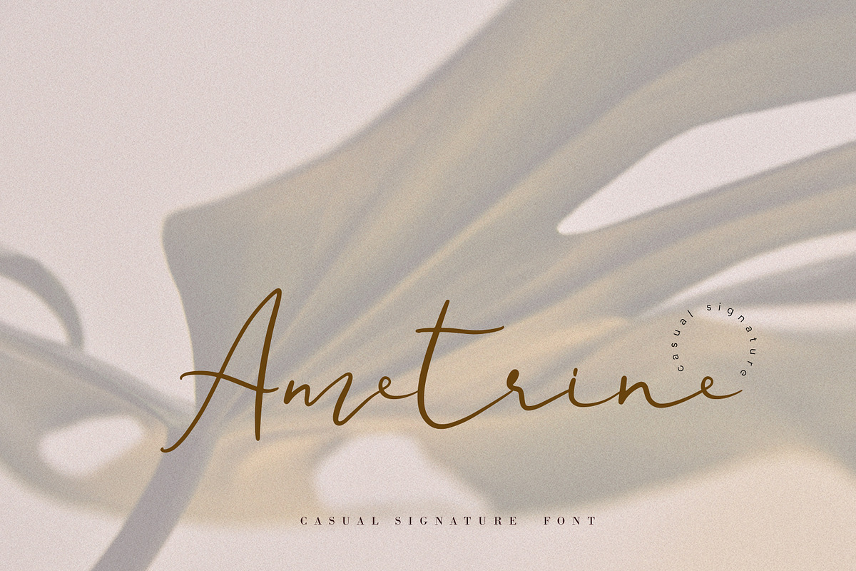 Ametrine, casual font, a Script Font by Art pages (Photo 1 of 16)