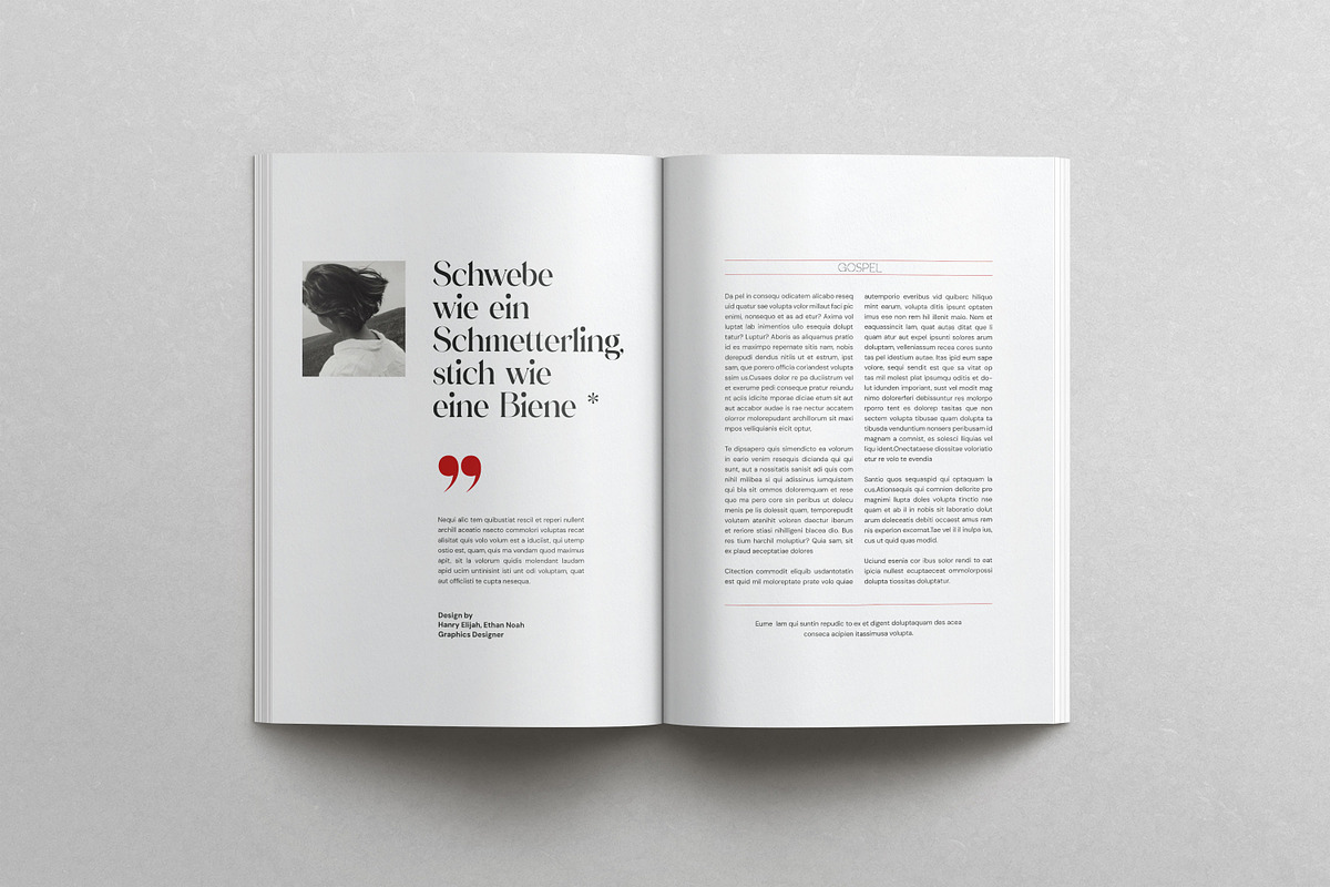 Back Stage Magazine Template preview 8