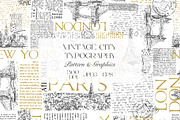 Vintage Travel Typography Pattern, a Pattern Graphic by StudioGlouna (Thumbnail 1 of 7)
