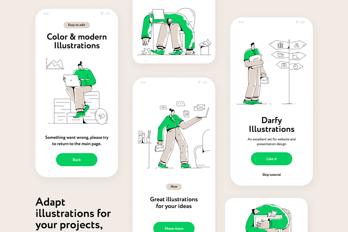 Darfy Business Illustrations, a Finance Illustration by Welovegraphics (Photo 3 of 8)
