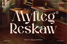 Myftag Reskow - Retro Serif Font