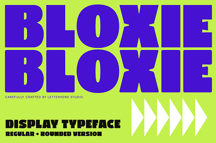 Bloxie Bold Display Font