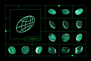 Y2K 3D Shapes - 113 illustrations, an Object Graphic by assetpro.design (Thumbnail 10 of 13)