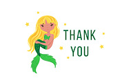 Mermaids - magic vector set, an Animal Illustration by Beauty Drops (Thumbnail 12 of 12)