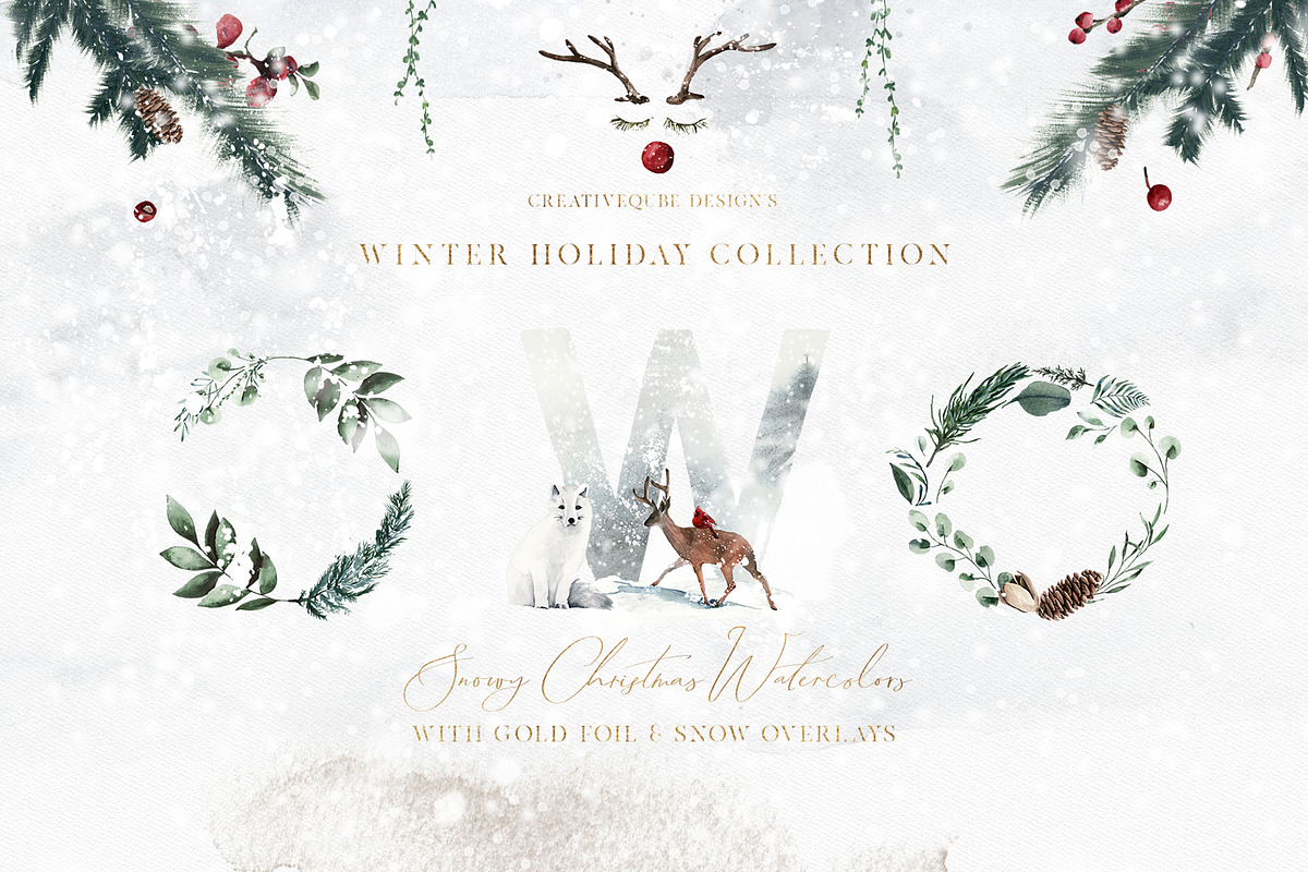 The Amazing Watercolor Bundle, an Object Illustration by Creativeqube Design (Photo 14 of 75)