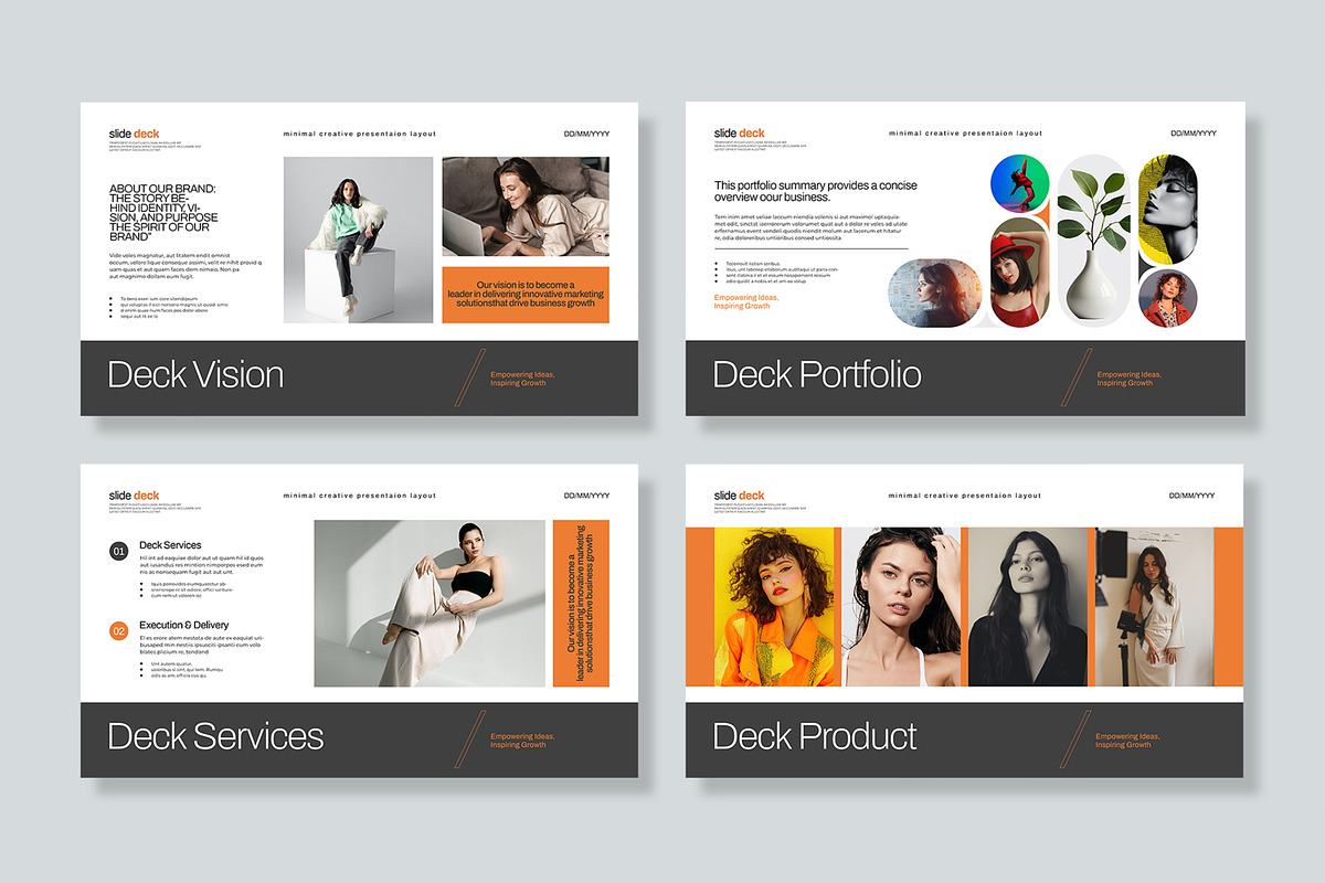 Slide Deck Presentation Template preview 3