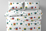 Colorful Town Pattern & Illustration, a Decorative Illustration by Irina Ostapenko (Thumbnail 5 of 5)