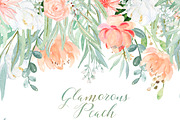 50% OFF Peach peonies Watercolor, an Illustration by LABFcreations (Thumbnail 3 of 12)