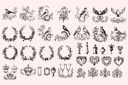 300 Baroque Wedding elements, a Decorative Illustration by Nocturnal Wolf (Thumbnail 10 of 14)