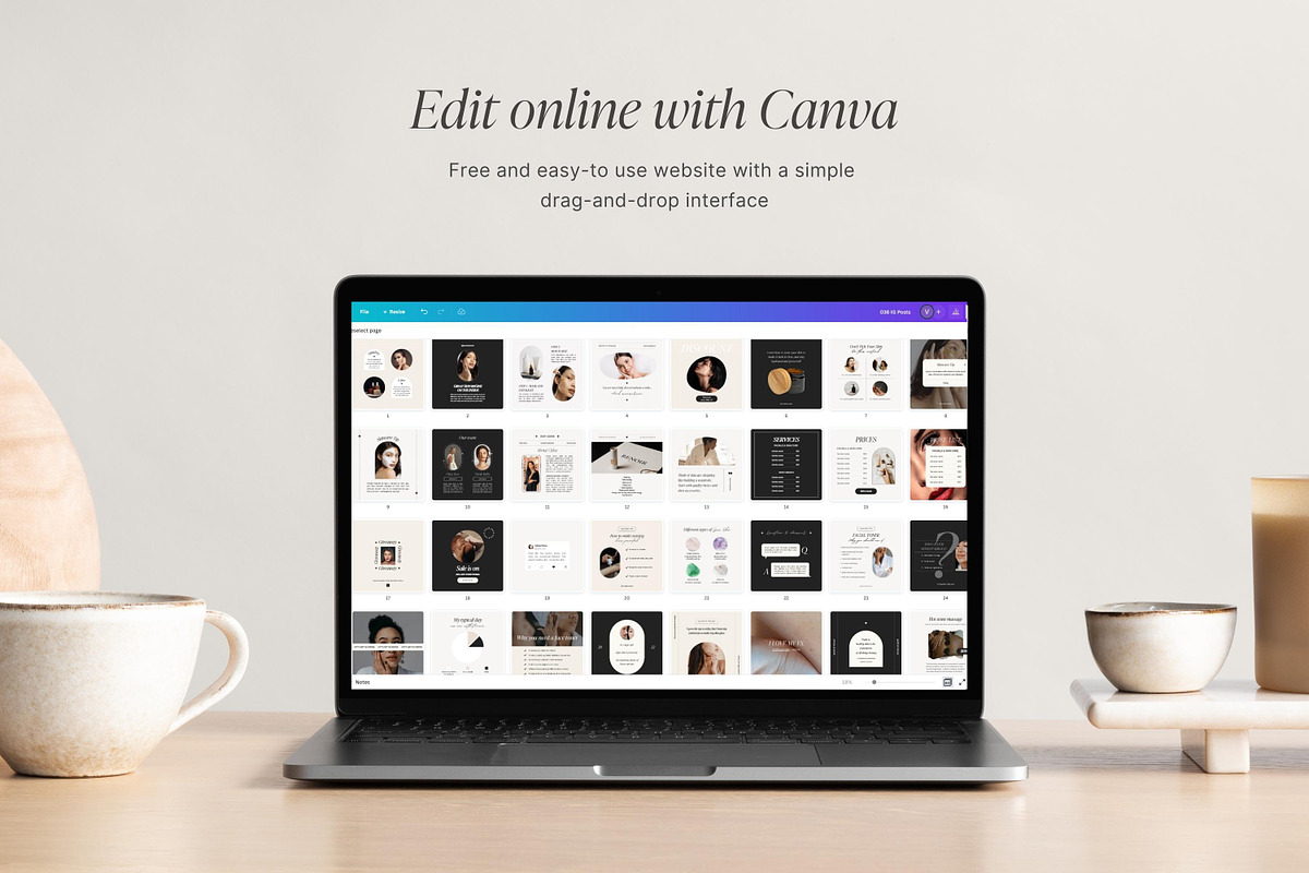 Esthetician Instagram templates, a Social Media Template by LiliesandBerries (Photo 21 of 22)