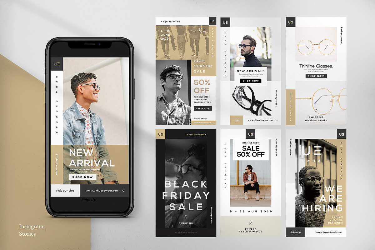 Fashion Instagram Stories, a Social Media Template by rubirubiko (Photo 1 of 6)