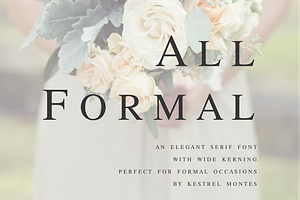 All Formal By Kestrel Montes