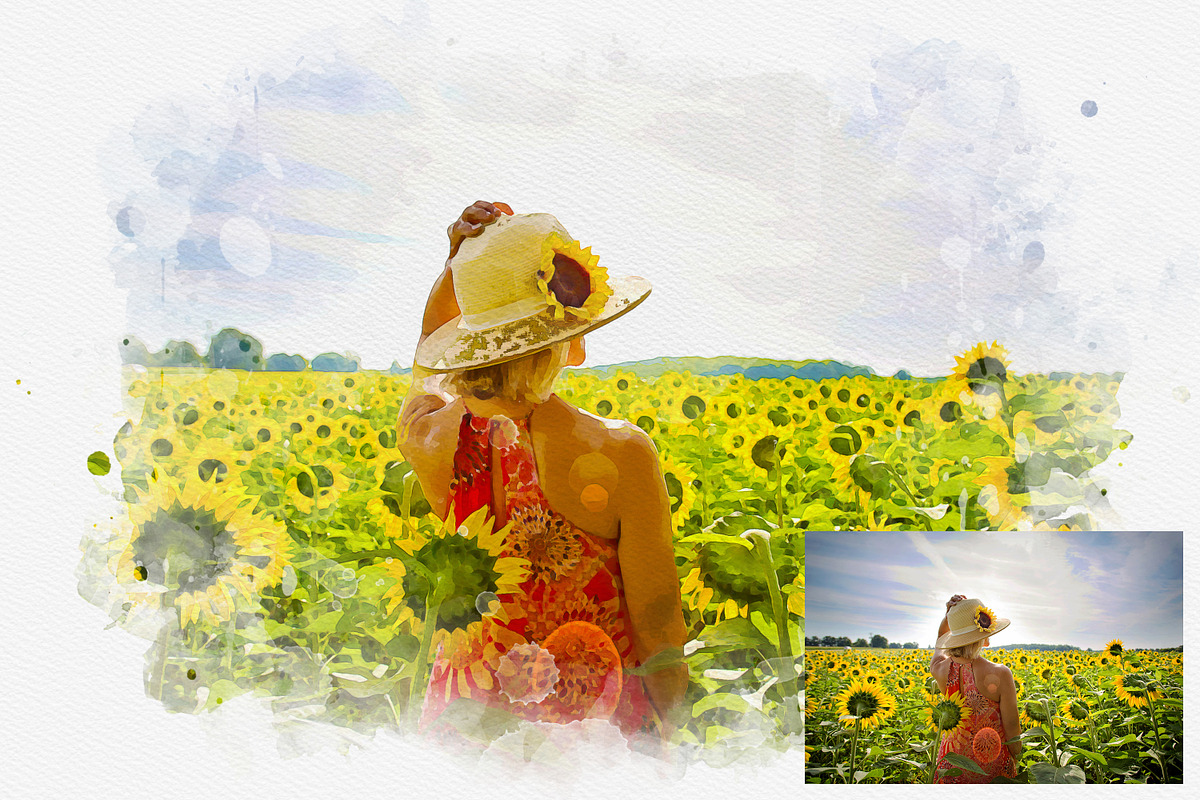Classic Watercolor Painting Effect, an Action Add-On by liptouse (Photo 5 of 11)