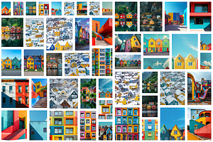 114 Colorful Buildings