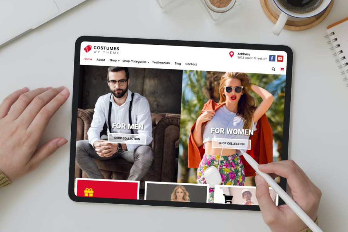 Costumes Clothing WordPress Theme preview 4