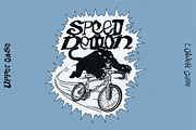Speed Demon Display Font, a Handwritten Font by ILLWOOKIE (Thumbnail 1 of 2)