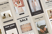 Fashion - Social media pack | Canva, a Social Media Template by Tati_Kli (Thumbnail 5 of 9)