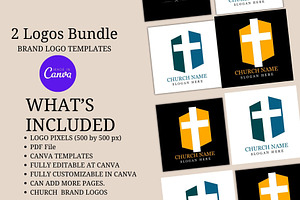 Premium Church Brand Logo Design