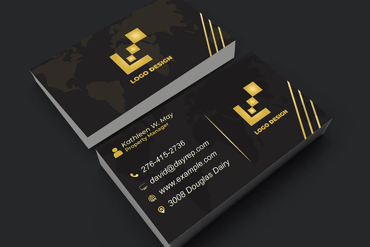 Luxury Corporate Business Card preview 4