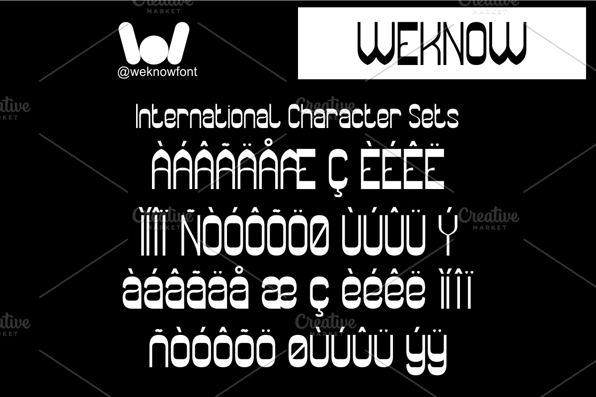 Super Easy font, a Sans Serif Font by weknow (Photo 8 of 8)