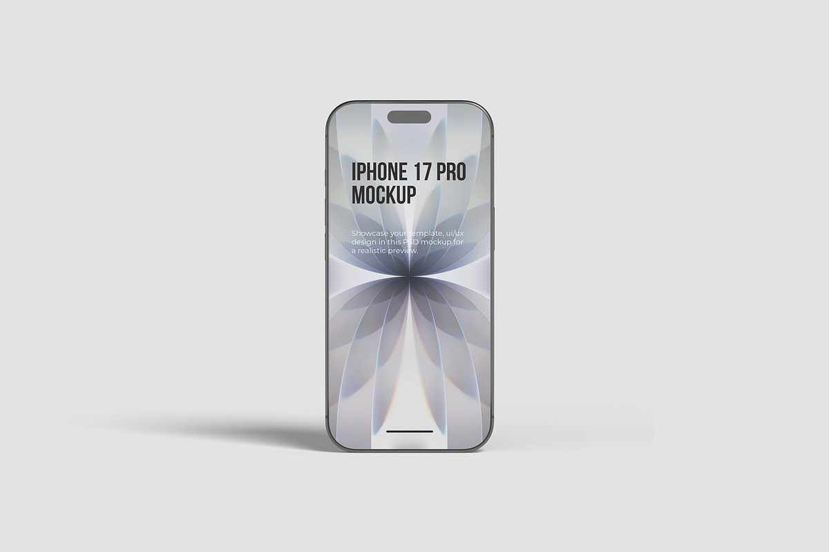 iPhone 17 Pro Max Mockups, an iPhone Mockup by graphiccrew (Photo 7 of 16)