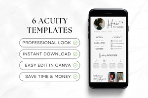 Hairstylist Acuity Scheduling, Canva