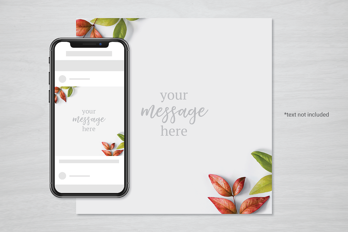 Flora Backgrounds Bundle, a Social Media Template by Julia Jane Creative (Photo 2 of 6)