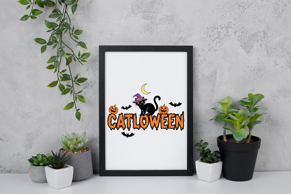 Funny Halloween Catloween Png, an Illustration by Daily.Designs (Photo 4 of 5)