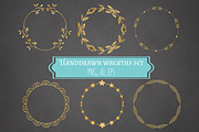 Vector Wreatgs set - Ai+Eps+Png, an Illustration by Annakristal (Thumbnail 1 of 2)