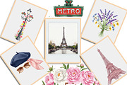 Parisian Summer PNG Clipart, an Illustration by Creative Art (Thumbnail 8 of 9)