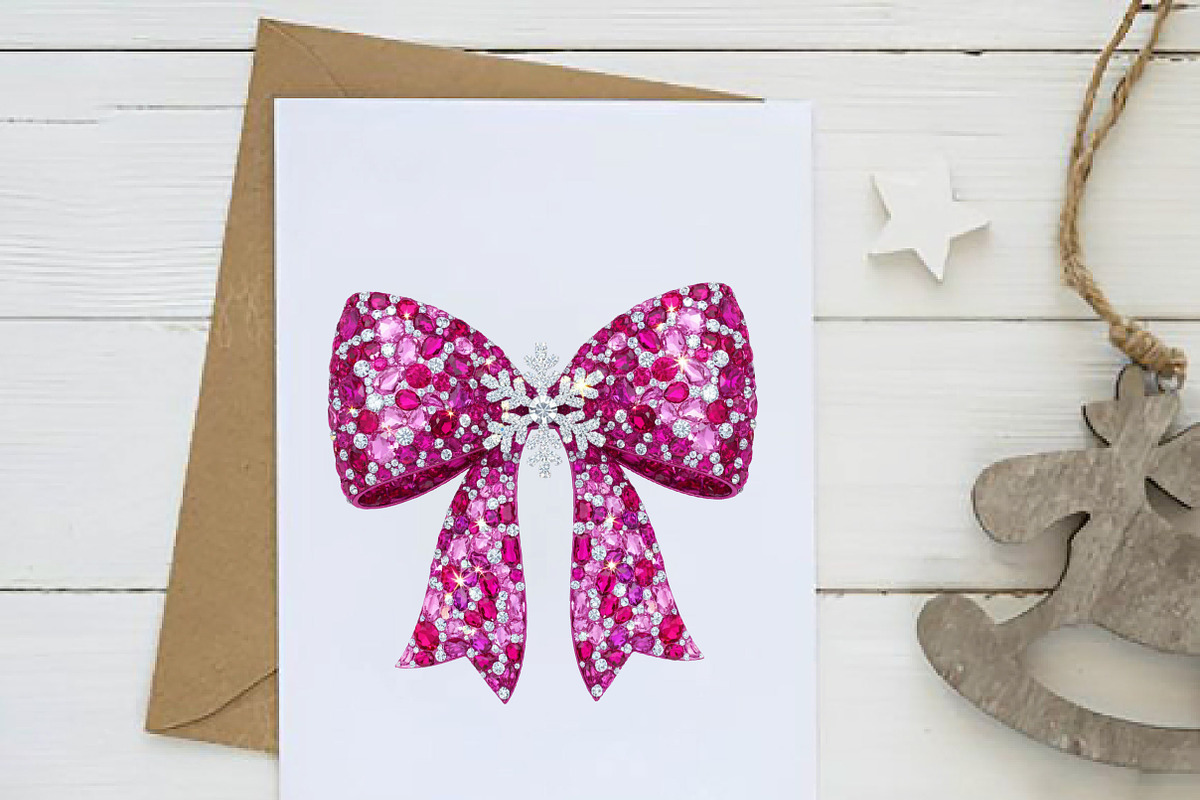 Rhinestone Diamond Christmas Santa, an Illustration by Dream Creation (Photo 5 of 5)