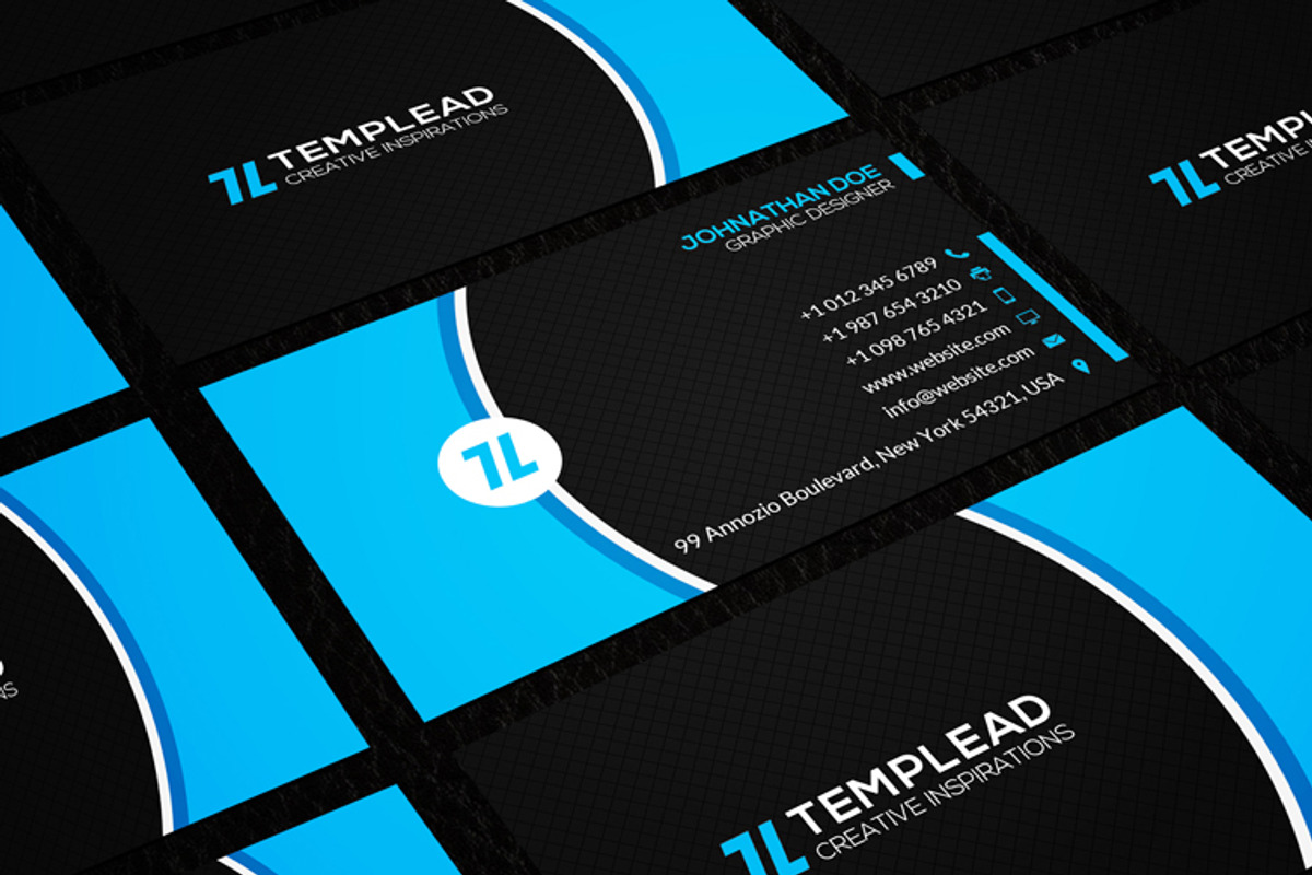 Corporate Business Card CM117, a Business Card Template by annozio (Photo 4 of 4)